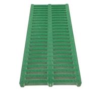 Grille D'évacuation en Plastique Vert pour Caniveau, Surface Sûre | Structure à Grille Haute Densité, Bloque Feuilles et Débris, pour Égouts, Parkings et Conduites D'entrée
