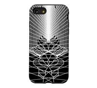 Grille d'illusion Optique Paysage Extraterrestre Coque pour iPhone SE (2020) / 7/8