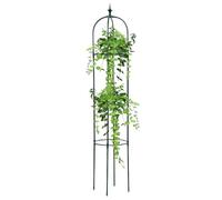 Grille d'oppélisque - Support en métal haute performance pour la croissance des grimpantes | Guide de cadre de fleurs de jardin Grid Prop Arbor Base Arbre Base Base Arbor Pol Support de pince