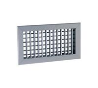 Grille double déflexion de soufflage en alu AC 102D fixation par clips 300x100 - - 11050363