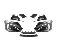Grille Double Ligne Pour Accord 10th 2018-2021 Pare-chocs Avant Surround Moulage Revêtement D'habillage Boîtier Voiture Capot D'admission Grille Kit(Noir)