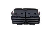 Grille double Pour Toyota Pour Yaris 2008 2009-2013 Grille d'aération de climatisation du tableau de bord central(M Black)