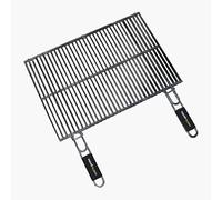 Grille double rectangulaire Cook'in Garden 60x40 acier chromé Cook'in Garden