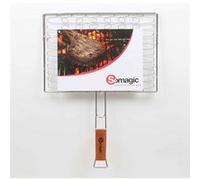 Grille double souple pour barbecue 40x28 cm SoMagic