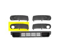 Grille droite en gris graphite de parechocs avec antibrouillard pour VW Transporter T5 combi / fourgon de 2003 à 2009