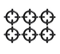 Grille du Brûleur de Cuisinière à Gaz en Fer Noir 6 Pièces