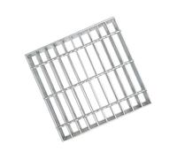 Grille en Acier Galvanisé, Grille De Drainage Rectangulaire Antidérapante, Plaque D'égout Robuste, Adaptée Aux Parcs, Routes, Pelouses Et Cours(1000 * 200 * 30mm)