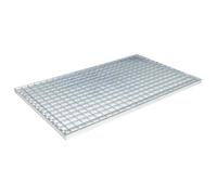 Grille en acier galvanisé - vidaXL - Argent - 80x50 cm - 6,1 kg - Maille 30/30 mm - Résistant à la rouille