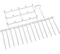 Grille en acier inoxydable pour gril vertical rotatif pour Ninja DZ201 Foodi 8 Quart