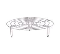 Grille en acier inoxydable pour soulever la vapeur dans les casseroles autocuiseur multifonction pour la cuisson en conserve - Racks de refroidissement pour la cuisson au four rond