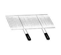 Grille de barbecue recoupable en acier 70 x 40 cm