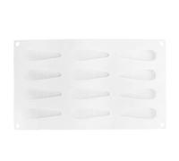 Grille en Forme de Carotte, 12 Moules à Gâteau en Silicone, Moule à Mousse Française, Moules à Chocolat, Aromathérapie, Thérapie aux Bougies pour la Pâtisserie, la Cuisine, la