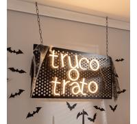 Grille En Métal Pour Lettres Néon Led Noir