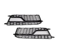Grille en nid d'abeille Compatible Avec A5 S5 2013 2014 2015 2016 2 Pièces Phare Antibrouillard Avant Calandre Noire Modification Réparation Rechange Accessoires