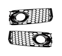 Grille en nid d'abeille Compatible Avec A5 S5 B8 RS5 2008 2009 2010 2011 2012 1 Paire Grilles Phares Antibrouillard Nid D'abeille Pare Chocs Avant Voiture