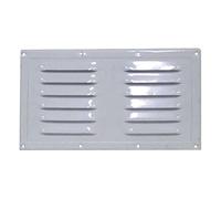 Grille en saillie en aluminium laqué blanc 230 x 130 mm