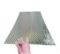 Grille en tôle métallique déployée, Feuille perforée en acier inoxydable 304, 0,8 mm 1,2, plusieurs tailles(1.2mm Thick,50x50cm)