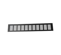Grille Entrée Air pour Placard Armoire 200x80mm Grille Entrée | Alliage pour aluminium , rectangulaire, flux d'air optimal, prévient moisissures, 200x80mm(80*450mm)