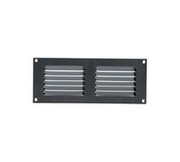 Grille estampée 436 250 x 100 mm anodisé argent