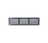 Grille estampée 436 400 x 100 mm anodisé argent