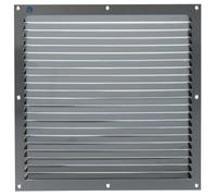 Grille estampée 436 largeur 300mm hauteur 300mm anodisé argent - RENSON - 10870