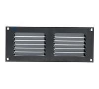 Grille estampée 436 250 x 100 mm anodisé argent