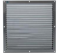 Grille estampée 436 Renson 300 x 300 mm anodisé argent