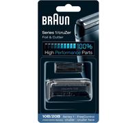 Grille et Bloc-Couteaux 10B-20B Noire - Pièce De Rechange Pour Les Rasoirs CruZer Et Series 1