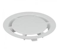 Grille et bride PVC antibactérien blanc Ø192 mm pour sols plastique NICOLL