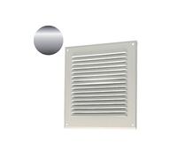 Grille extérieure à auvent GAT 150x150 mm aluminium gris - - 11001016