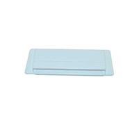 Grille extérieure aération plastique 205x75 mm - blanche