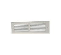 Grille extérieure GR 160x100 mm aluminium gris - - 11001045