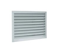 Grille extérieure murale en alu anodisé pour air neuf / vicié AG 638 600x600mm - - 11052341