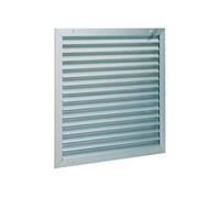 Grille extérieure murale en alu anodisé pour air neuf / vicié AWA 251 200x200mm - - 11052032