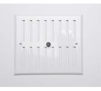 Grille Fepre Réglable Aluminium Blanc (17 x 19 cm)