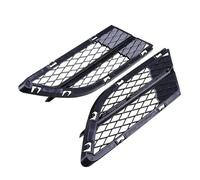 grille feu antibrouillard Compatible Avec BMW Série 3 E90 E91 316d 316i 318d 318i 320d 320i 320xd Couvercle De Phare Antibrouillard De Voiture Droit Gauche Grilles De Calandre Inférieures(Pair)