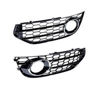 Grille Feu Antibrouillard Compatible Avec Pour A4 B8 B8.5 Pour ALLROAD 2009-2015 2 Pièces Pare-chocs Avant Feux Antibrouillard Grille Grille En Nid D'abeille