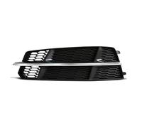 grille feu antibrouillard Compatible Avec SLine Pour A6 C7 A6L 2015-2018 Couvercle Phare Pare-chocs Avant Voiture Antibrouillard Grille Hexagonale En Nid D'abeille 4G0807681AN