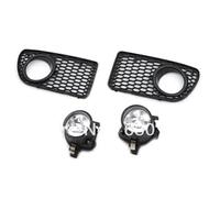 Grille Feu Compatible Avec VW Pour Golf Pour Mk4 Pour R32 1 Paire De Grilles De Phares Antibrouillard Avant De Voiture Couvercle De Phare Antibrouillard De Voiture Kit De Phares