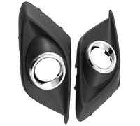 Grille Feux Brouillard Compatible Avec Mazda 3 Pour Axela 2014 2015 2016 Côté Gauche Et Droit Pare-chocs Avant Feu Antibrouillard Cadre Calandre Cache Enjoliveur BKD150C11(Black B)