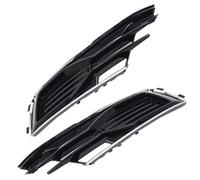 Grille Feux Brouillard Pour A6 C7 Berline 2014 2015 2016 2017 2018 Cache Feu Antibrouillard Inférieur De Pare-chocs Avant Grille Cadre Enjoliveur 4G0807681AD 4G0807682AD(Pair)