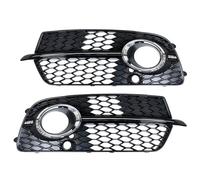 Grille Feux Brouillard Pour Q5 Sport Pour SLine 2013 2014 2015 2016 2017 Pare-chocs Avant Feu Antibrouillard Cadre Calandre Enjoliveur Style Nid D'abeille Côté Accessoires(Pair)