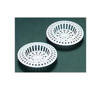 Metaltex Grille filtre évier 297545 Plastique 4,5–6 cm x2 Blanc