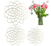 Grille Florale | Lot de 3 compositions Florales Grenouilles, Outil d'arrangement Floral, Structures de Support de, séparateur de de Vase pour tiges de Vase