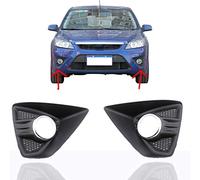 Grille Fog Light Cover Side Bumper Fog Light Lamp Cover Grille Grill Fit for Ford Focus Hatchback 2009-2013 Without Hole Or with A Hole (Color : Army Green)