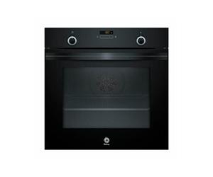 Grille Four 3HA5748N2 71L 3600W Ecran Numérique Rails Téléscopique Verre Noir