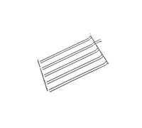 Grille four côté droit Four, cuisinière 240440116 BEKO, ESSENTIEL B, LEISURE, FAR, DOMEOS, LISTO - 345546