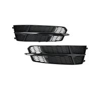 Grille frontale forme noir brillant Pour A6 C7 2014 2015 2016 2017 2018 A6L OE 4G0807681AN Grille De Protection Antibrouillard Pour Pare-chocs Avant Calandre Avant(With Chrome)