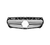 Grille frontale forme noir brillant Pour Benz C117 W117 2013-2019 Tuning Facelift Chrome Silve Calandre Avant(AMG-Silver)
