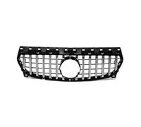 Grille frontale forme noir brillant Pour Benz C117 W117 2013-2019 Tuning Facelift Chrome Silve Calandre Avant(GTR-Silver)